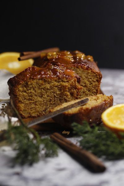 Pain d'épices moelleux à l'orange - Amandine Cooking