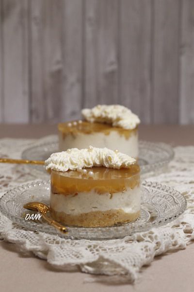 PETITS CHEESE CAKES AUX POMMES