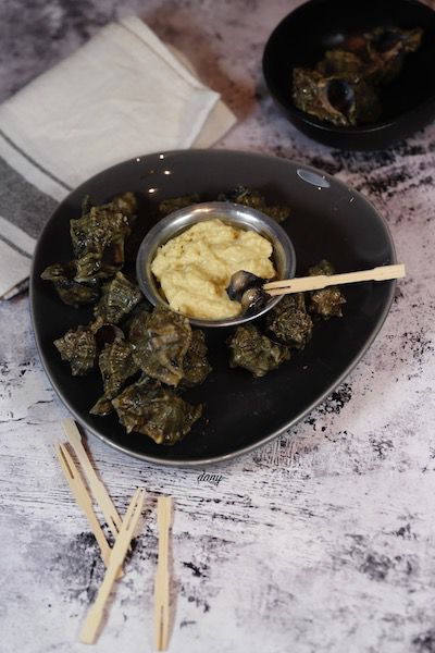 ESCARGOTS DE MER ET AÏOLI