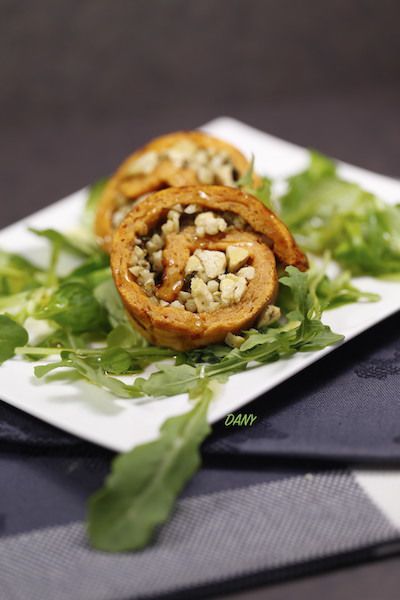CAKE ROULÉ AU POULET AU PESTO